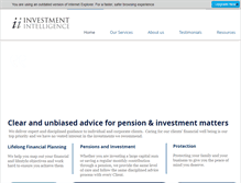 Tablet Screenshot of investmentintelligence.ie